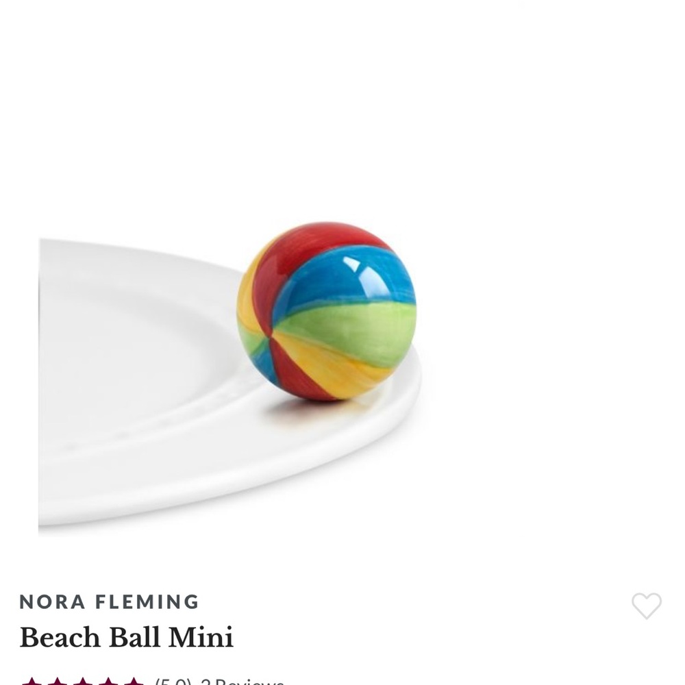 Nora Fleming Vibrant Beach Ball Mini
